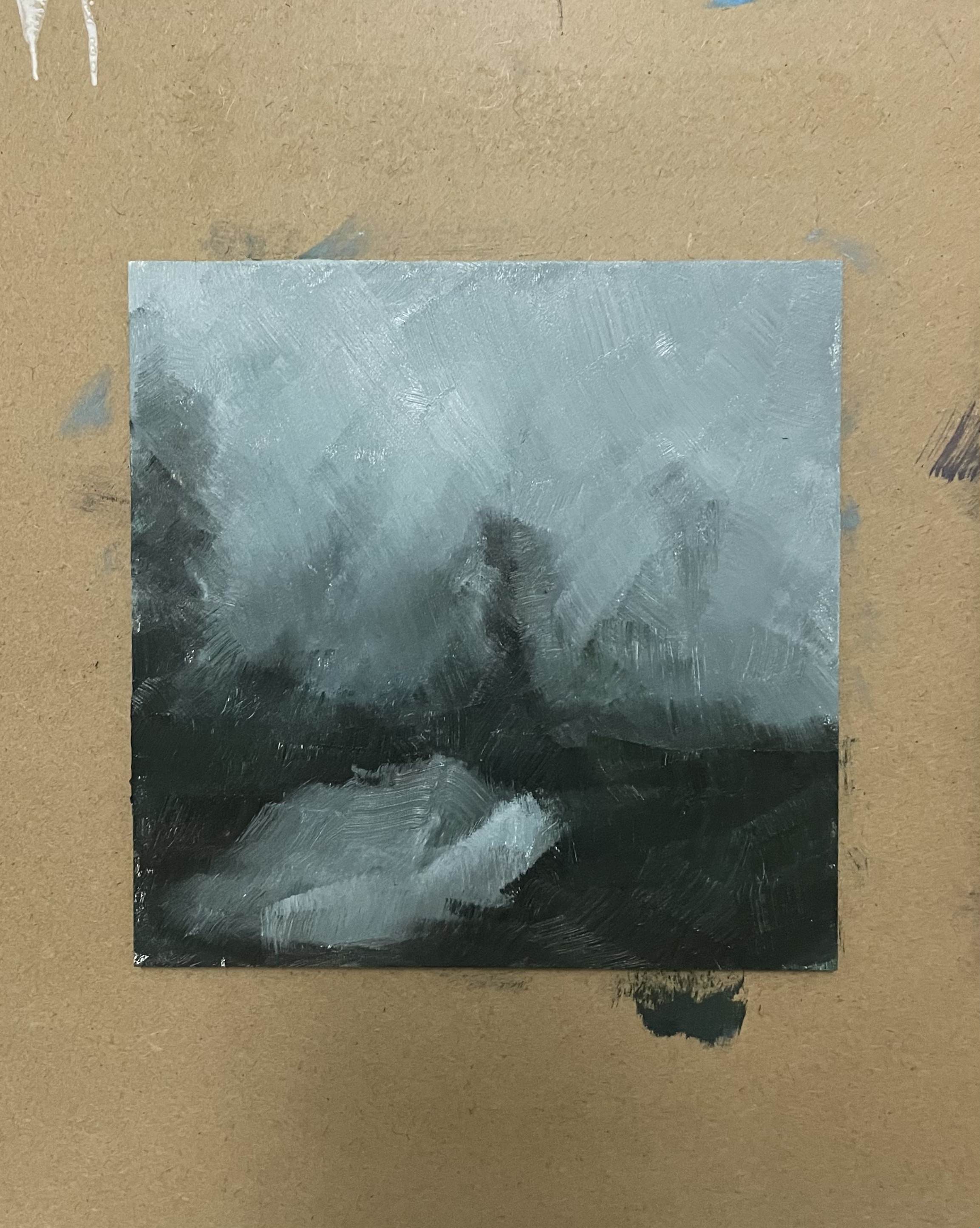 Abstract gloomy landscape